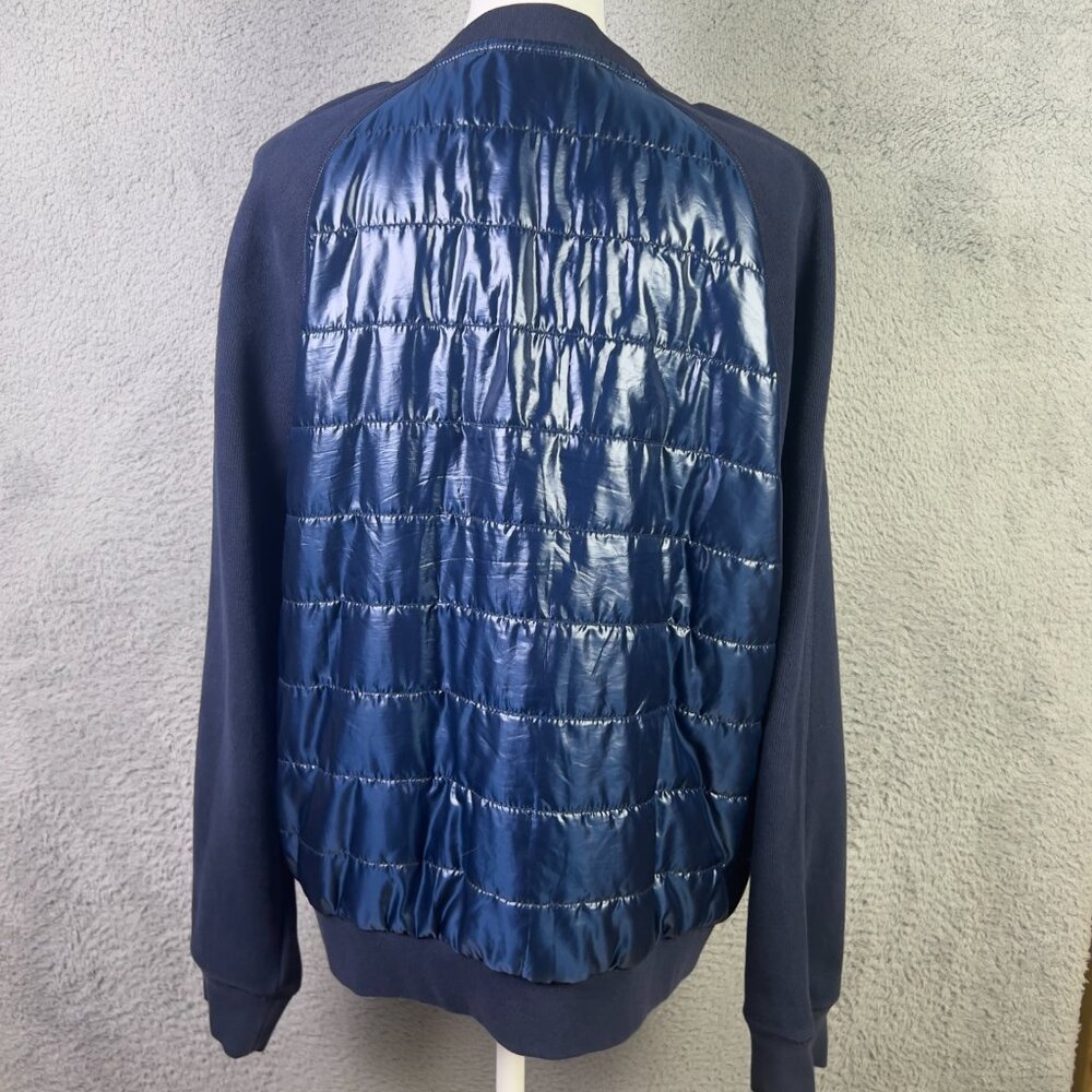 Tommy Bahama Aruba Quilted Jacket Womens XL Blue Full Zip Outdoors Preppy - Picture 2 of 10